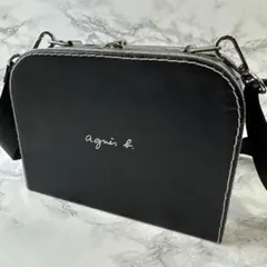 希少 ヴィンテージ agnes b. アニエスベー ボックス型 ショルダーバッグのサムネイル