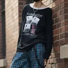 00s Archive y2k ダークコア　グランジ　平成　パンク　ロンT