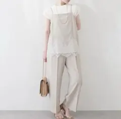 ナチュラルクチュール　osono レイヤー風サロペのサムネイル