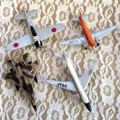 ★中古品★ 航空機 模型 ダイキャスト製【4機セット】