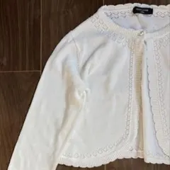 入学式　卒園式カーディガン　ボレロ　130