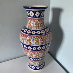 新品•希少】ポーランド陶器 MANUFAKTURA 花瓶 高さ30cm ドット - メルカリ