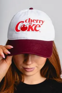 タグ付き【アメリカンニードル】企業ロゴ　チェリーコーク刺繍キャップ　完売品のサムネイル