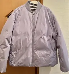 【美品】H&M レディース ダウンジャケット［パステルパープル］Mサイズ