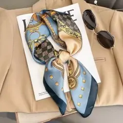 レディース　スカーフ　バンダナ　バッグアクセサリー　ヘアアクセサリー