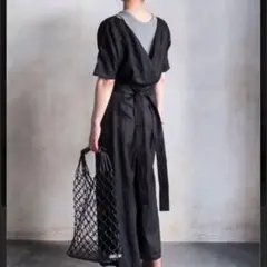 完売品　エンフォルド　ENFOLD オールインワン　リネン　サロペット