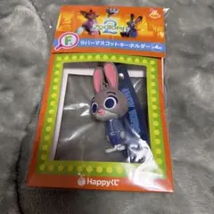 ズートピア2 Happyくじ F賞ラバーマスコットキーホルダー　ジュディ