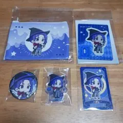 御影玲王 魔法使い ミニキャラ 缶バッジ＆ アクリルスタンド 5点　ブルーロック