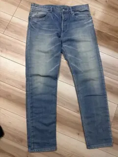 ユナイテッドアロウズ　ライトブルー ストレートデニムパンツ