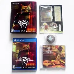 【特典未開封】 PS4 Stray スペシャルエディション + 缶バッジ セット