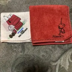 SNOOPY ハンカチ2枚売り