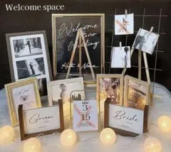 ウェルカムスペース 結婚式　ミールヘーデン　ウェルカムボード　セット
