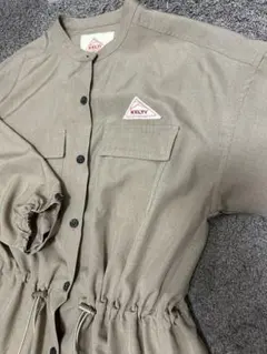KELTY ロングシャツワンピース ベージュ