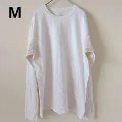 Fruit of the Loom【M】メンズ トップス 長袖 カットソー 白のサムネイル