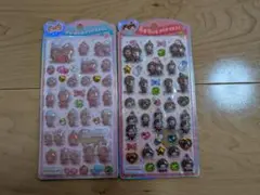 【正規品】モンチッチ　うるちゅるポップシール2種類