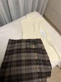 千趣会のニット＆MISCH MASCHのプリーツスカート☆★セット売り