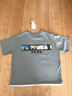 怪獣8号　グレー Tシャツ 140