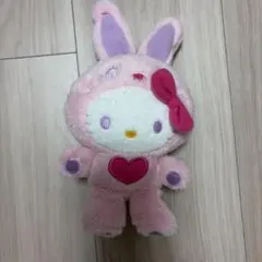 サンリオ ハローキティ ぬいぐるみ ウサギコスチューム