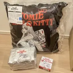 エニマイくじ　ハローキティ　富江　クッション、ポーチ　シルバー、ヘアピン