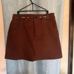 PEARL GATES ゴルフスカート ブラウン