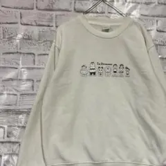 ドラえもん　スウェットトレーナー　古着　ホワイトL 1218