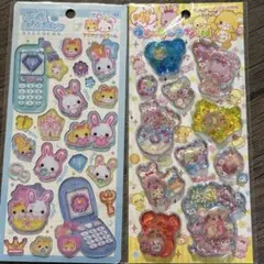 平成　はっぴーフォン　チャーミングポップスウォーターシール