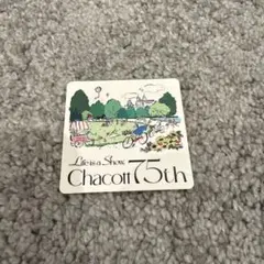 チャコット75周年ステッカー