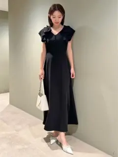 新品✴︎SNIDEL スナイデル リボンショルダードレス