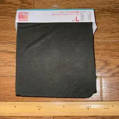 ユニクロ　UNIQLO ヒートテック　クルーネック シャツ　半袖 ダークグリーン