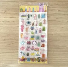 新品　ぷくぷくシール　3Dシール　イエロー　硬め