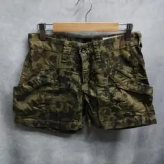 y2k　ショートパンツ　迷彩系　フェアリーグランジ　平成ギャル　51127a