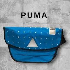 PUMA ブルー ショルダーバッグ　メッセンジャーバッグ