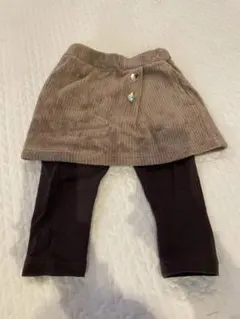 petit main (プティマイン)コーデュロイ スカートとレギンスセット秋冬
