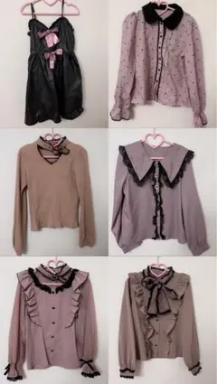 地雷系 ブラウス ワンピース ワイシャツ まとめ売り