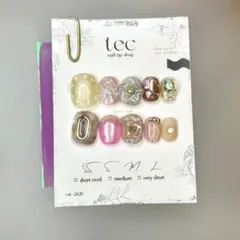 新作〈現品〉ネイルチップ　ハンドメイド　オーダー　韓国