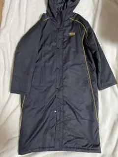 ZETT フード付きコート ブラック/イエロー