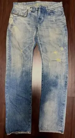 新品！00s Pledge プレッジ デニムパンツ ダメージ加工 46 - メルカリ