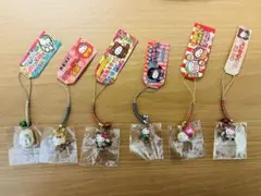 【新品未使用/6個】ご当地キティ 群馬限定ver.根付けストラップ