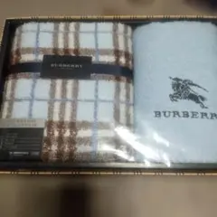未使用新品バーバリーブルーノバフェイスタオル・ウォッシュタオルセット保管品