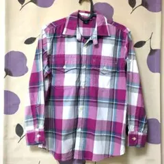 美品★Gap Kids★チェック長袖シャツ★150cm