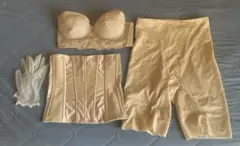 アイボリー ブライダルインナーセット3点+グローブ