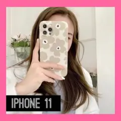 ✨数量限定✨❣️当店大人気❣️【iPhone11ケース】花柄　北欧デザイン