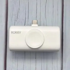 RORRY モバイルバッテリー アップルウォッチ 充電器 USB-C
