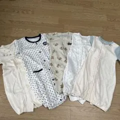 西松屋ベビー服 ツーウェイ・ドレスオール 5点まとめ売り　50-60