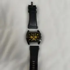 【ジャンク品】DIESEL 本革腕時計