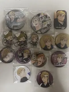【そら様専用⠀】ハイキュー宮侑の缶バッチ、キーホルダーの14個セット