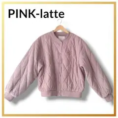 良品 ☆ PINK−latte キルティング ブルゾン PINK Mサイズ