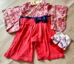 80サイズ 袴風衣装セット
