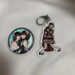 きゅるりんってしてみて 逃げ水あむ チバゆな アクリルキーホルダー