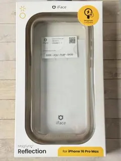 新品未使用　iFace iPhone16Pro Max ベージュクリア強化ガラス